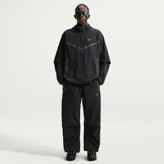 Nike Mens Tech Woven Oversized Pants in Black | HM7158-010