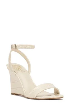 Vince Camuto Jefany Wedge Sandal in Creamy White White at Nordstrom Rack, Size 9.5