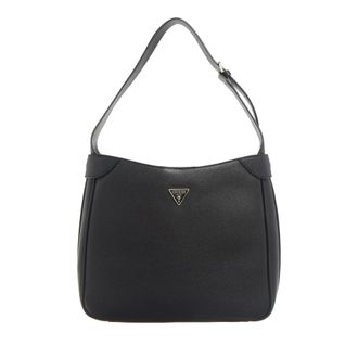 Guess Hobo Bags - Fedora Hobo Shoulder Bag - black - Hobo Bags for ladies