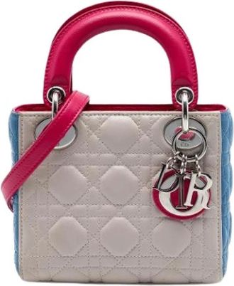 Dior Pre-owned Mini Lady - Dames - Vintage Handtas - Veelkleurig - ONE Size - Leer - Vintage