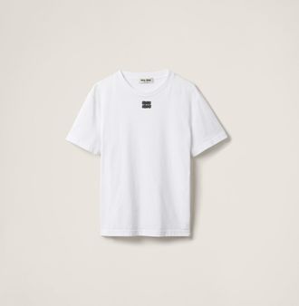 Miu Miu Cotton jersey T-shirt