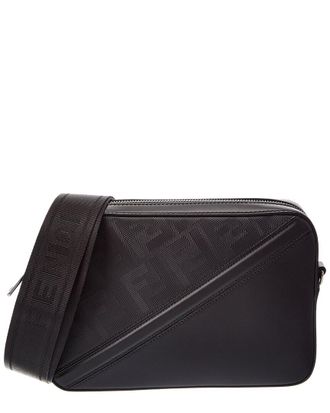 Fendi Fendi Diagonal Leather Camera Bag