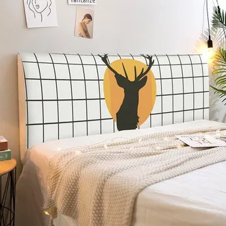 OEM Funda Para Cabecero, Xl, Adecuada Para Altura 50-65 Cm Longitud 190 Cm Grosor Inferior A 30 Cm, Funda Estampada Para Cabecero