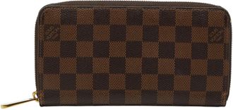Louis Vuitton Damier Brown Damier Canvas Damier Canvas Long Wallet (Bi-Fold) (Pre-Owned)