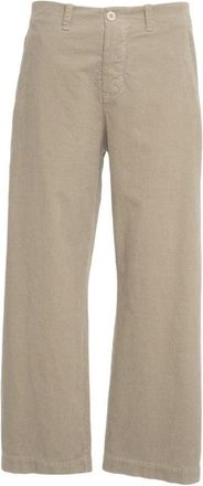 Transit Par-Such Wide Leg Trousers With Classic Button Closure And Fluid Silhouette