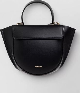 Wandler hortensia small leather shoulder bag