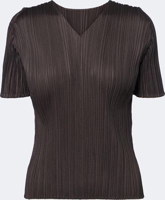 Pleats Please Issey Miyake Monthly Colors: August pleated top