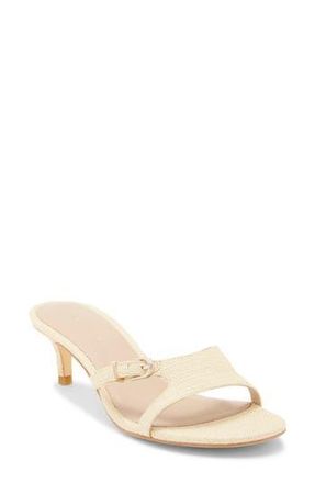 Stuart Weitzman Irene Slide Sandal in Natural. at Nordstrom Rack, Size 10.5