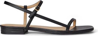 Ralph Lauren Platte sandalen van leer Lainee