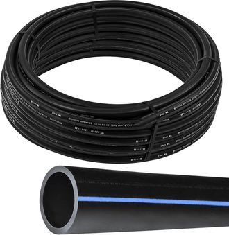 Esto Tubo Irrigazione 16 Pn 50 O 100 Metri Dn 20 25 32, Tubo Acqua Giardino, Tubo In Polietilene Alta Densit&agrave;, Irrigazione Alta Pressione, Orto, Tubo Per I