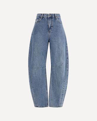 Self Portrait Barrel Leg Jeans Female 25