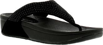Platino Flick Womens Wedge Sandals Black 5 UK