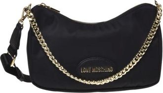 Love Moschino Tassen, Dames, Zwart, ONE Size, Nylon, Nylon Schoudertas