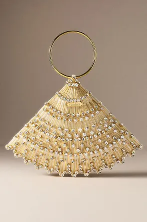 VANINA Ros&eacute;e dEpines Bracelet Handbag