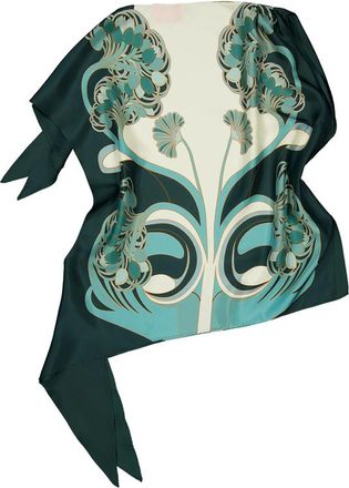 La DoubleJ Printed Silk Scarf