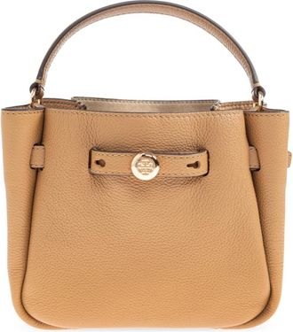 Tory Burch Romy Mini Handtas - Dames - Handtassen - Bruin - ONE Size - Leer - Tassen
