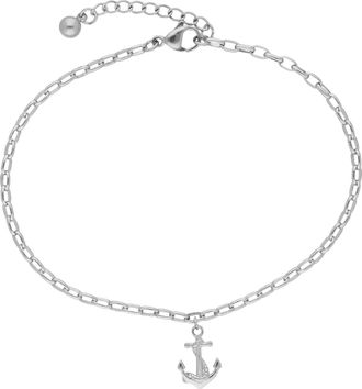 Firetti Fusskette »Schmuck Geschenk Körperschmuck Maritim Anhänger Anker+Seil Ankerkette«