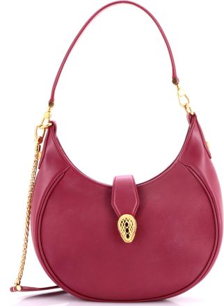 Bulgari Serpenti Ellipse Crossbody Bag Leather Medium