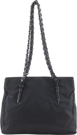 Prada Black Nylon Tote Bag (Pre-Owned)