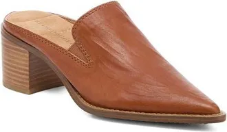 Kelsi Dagger Mason Pointed Toe Loafer Mule in Burnt Cognac at Nordstrom, Size 6.5