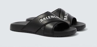 Balenciaga Sporty Pool slides