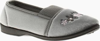 Jojoe Womens Jo & Joe Womens Slippers Margot grey UK Size - Size: 8