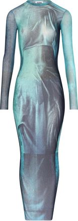 Jean Paul Gaultier Light Blue Long dress