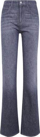 Emporio Armani 5 Pockets Pant - Dames - Flared Jeans - Zwart - W26 - Katoen - Jeans