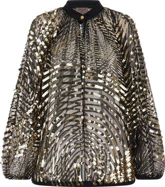 Emilio Pucci Black Polyamide Womens Blouse