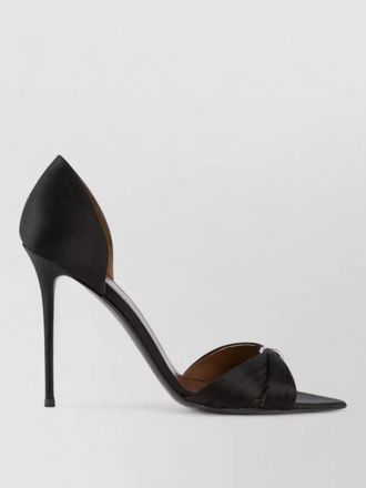 Giuseppe Zanotti lienn silk satin crossover pumps