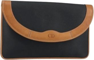 Dior Pre-owned Clutches, female, Black, Size: ONE SIZE Pre-owned PVC Clutch