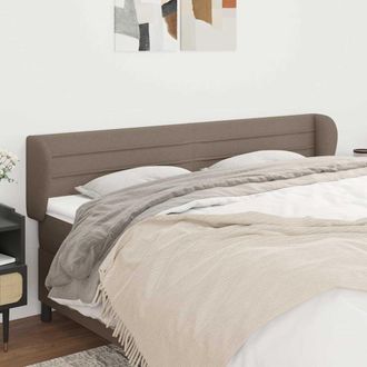 vidaXL Vidaxl Cabecero De Tela Gris Taupe 163x23x78/88 Cm