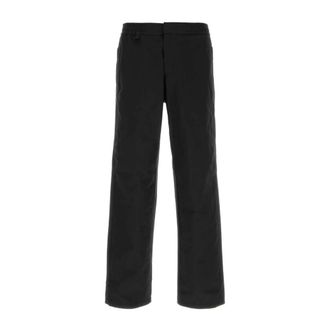 Herno Wide Trousers, male, Black, Size: XL Training Trousers