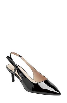 Bandolino Alilac Bow Slingback Pump in Black at Nordstrom Rack, Size 6.5