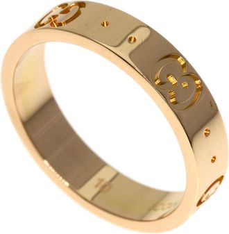 Gucci Pink Gold (18K) Band Ring (Pre-Owned)