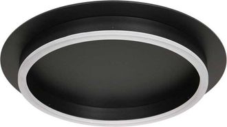 Steinhauer Steinhauer - plafoniera - Ringlux - nero - metallo - ø 32cm - led