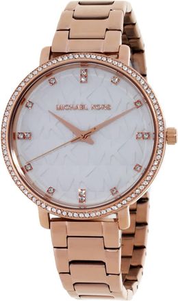 Michael Kors Pyper Quartz Crystal White Dial Ladies Watch MK4917