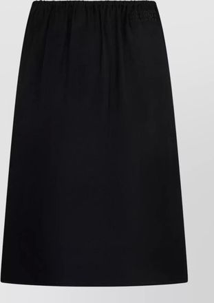Maison Margiela satin midi a-line skirt