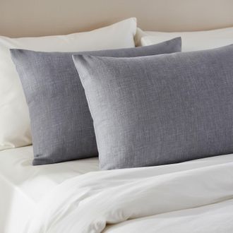 KASANOVA Coppia federe 50x80 cm melange blu