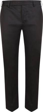 Pantaloni Torino Zwarte Skinny Broek Modern Ontwerp - Heren - Straight fit broeken - Zwart - XL - Katoen - Broeken