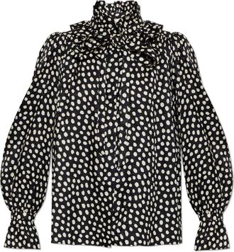 Chloé Dames, Blouses & Shirts, Zwart, Maat: 2XS Zijde