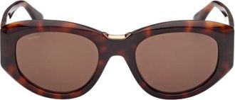 Max Mara Accessoires, Dames, Bruin, ONE Size, Zonnebril