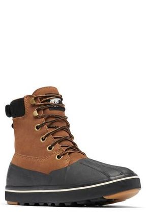 Sorel Cheyanne Metro II Waterproof Duck Boot in Velvet Tan/Black at Nordstrom Rack, Size 10.5