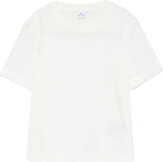Paul Smith T-shirt met korte mouwen en ronde hals - Dames - T-shirts - Wit - S - Tops