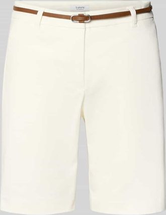 b.young B.Young Straight Fit Bermuda mit Ges&auml;&szlig;taschen Modell Days in Offwhite, Gr&ouml;&szlig;e 34