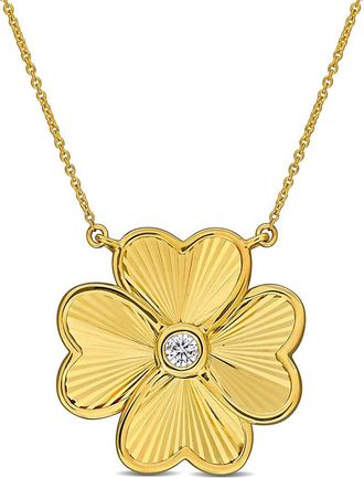 Rina Limor 10K 0.11 ct. tw. Diamond Pendant