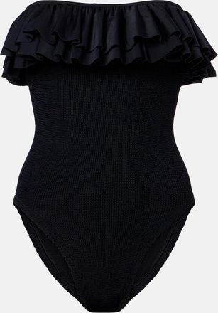 Hunza G Eloise ruffled swimsuit
