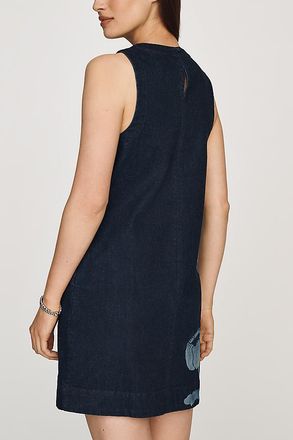 Maeve Emmy Sleeveless Denim Dress