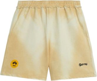 Barrow Barrow, Korte Broeken, Heren, Beige, L, Katoen, Casual Shorts