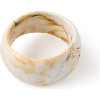 Rubi Shoes Single Bracelet in Creamy Beige Swirl Bangle at Nordstrom